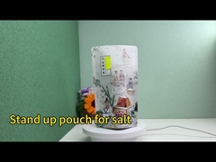 Carta bianca laminata di alluminio carta di alluminio Stand up sacchetti alimentari riutilizzabili per spezie snack imballaggi alimentari sale