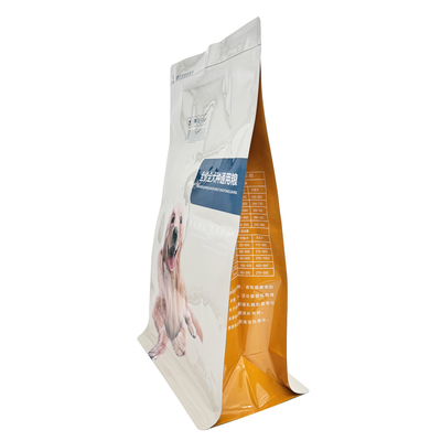 comprare 2.5KG carta stampata su misura rivestito fondo piatto per animali domestici Dog Cat Treat Food Pouch Risalabile Dog Stand Up Pouch con cerniera online manufacture