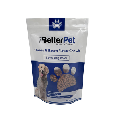 comprare 16oz di plastica riciclabile per cani trattamenti personalizzati sacchetti di cibo per cani con cerniera e finestra online manufacture
