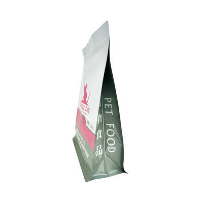 comprare Sacchetti per alimenti secchi per animali domestici a misura di 2500 g con ziplock 8 lati sigillo tutti i lati stampati lato gussettato online manufacture