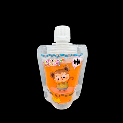 comprare BPA-Free Riutilizzabile Matte Clear Custom Printed Spout Bag / Eco Friendly Spout Bag online manufacture