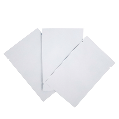 comprare Fogli d'alluminio rivestiti di rivestimento piatto sigillo laterale a vuoto sigillo bianco opaco sacchetti Mylar sacchetto per alimenti, snack, accessori imballaggio online manufacture