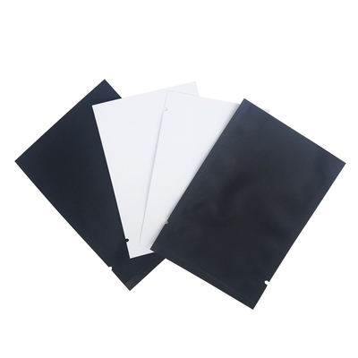comprare Colore Matte Nero Bianco Mylar Foil Vaccum Sigillabile Calore Sigillabile Borse con taglio per imballaggi alimentari online manufacture