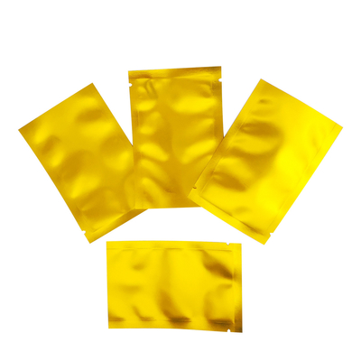 comprare 8cm x 12cm Premium Shinny Metallic Gold Mylar Foil Open Top Pouch per polvere di spezie e snack online manufacture