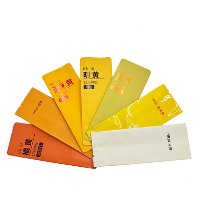 comprare Colore giallo antiodore impermeabile Matte Mylar Retro termicamente sigillabile laterale Gusset sacchetto di alluminio per il tè online manufacture