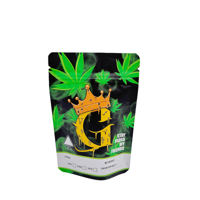 comprare Caramelle personalizzate Mylar Ziplock Sacchetti di stoccaggio cibo 3.5g ricapribile online manufacture