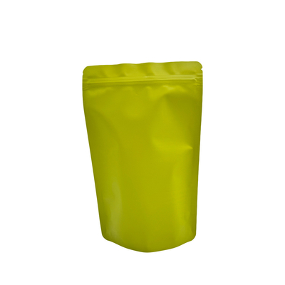 comprare Fogli rivestiti Matte Green Stand Up Bag con cerniera per chicchi di caffè Tea Leaves Packaging online manufacture