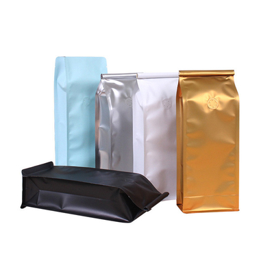 comprare Sacchetti da caffè a fondo quadrato con valvola degassante resistenti alle forature online manufacture