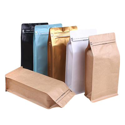 comprare Stampa su misura 500g Sacchetti di caffè a fondo quadrato a prova di umidità con cerniera per il caffè online manufacture