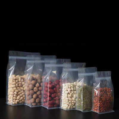 comprare Al dettaglio sacchetti in plastica a prova d'odore quadrato in fondo laterale con cerniera a cerniera per la conservazione degli alimenti online manufacture