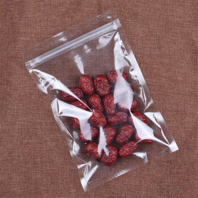 comprare Sigillazione termica ricapribile sacchetto piatto trasparente trasparente con serratura a cerniera per gioielli alimentari online manufacture