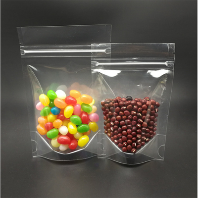 comprare Sacchetti in piedi cristallini con chiusura a zip per frutta secca, noci, snack, confezioni di cibi dolci online manufacture