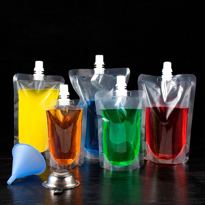 comprare Grave Print Decorated Flexible Spouted Bag Packaging Con Maniglia Di Sigillo Termico online manufacture