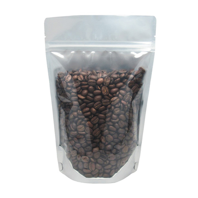 comprare Fogliera d' argento trasparente di fronte Stand up sacchetto di alluminio sigillo termico gravura contenitore stampato online manufacture
