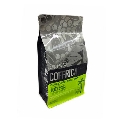 Classificazione alimentare Custom Flat bottom pouches quadrato per imballaggi alimentari con cerniera