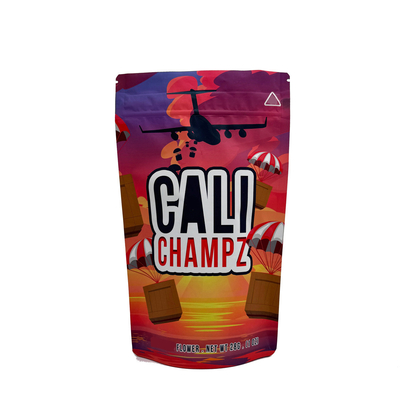 28g sacchetti a prova di bambino con cerniera a prova di bambino per snack caramelle gomma e erbe
