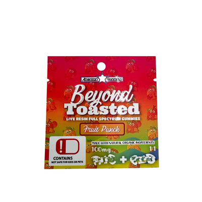Bottom Open Spot Glossy UV Print Foil Coated Flat 1g Custom Mylar With Hanging Hole For Weed Cookies Caramelle