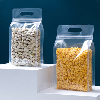 Trasparente e a prova di umidità sacchetti di imballaggio con cerniera per lo stoccaggio degli alimenti