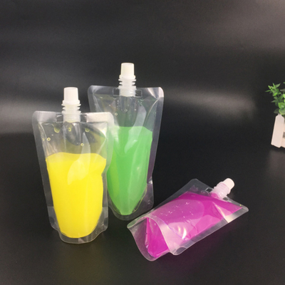Tasche a scarico a prova di perdita per liquidi alimentari con disegno di stampa personalizzato