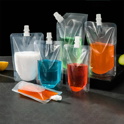 Personalizzabile Stand Up Sputtered Stand Up Bags per bevande Acqua liquida Succo di latte
